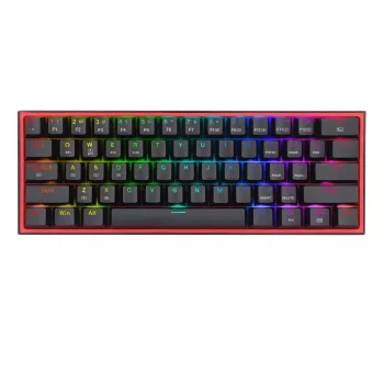 Tastatur REDRAGON FIZZ PRO K616-RGB B Gaming USB RF Wireless Bluetooth QWERTY Schwarz Rot