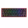 Tastatur REDRAGON FIZZ PRO K616-RGB B Gaming USB RF Wireless Bluetooth QWERTY Schwarz Rot