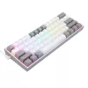 Mechanische Tastatur REDRAGON K617-RGB Fizz Kabelgebunden USB Grau Weiß