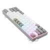 Mechanische Tastatur REDRAGON K617-RGB Fizz Kabelgebunden USB Grau Weiß