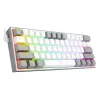 Mechanische Tastatur REDRAGON K617-RGB Fizz Kabelgebunden USB Grau Weiß