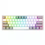 Mechanische Tastatur REDRAGON K617-RGB Fizz Kabelgebunden USB Grau Weiß