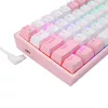 Mechanische Tastatur REDRAGON K617-Fizz RGB – kabelgebundenes USB, Pink/Weiß, 1,5 m Kabel