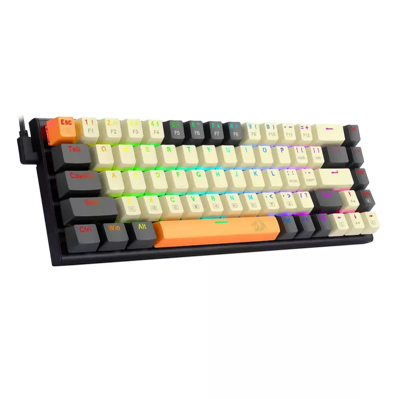Tastatur REDRAGON K633CGO-RGB Ryze Mechanical Wired USB Schwarz White