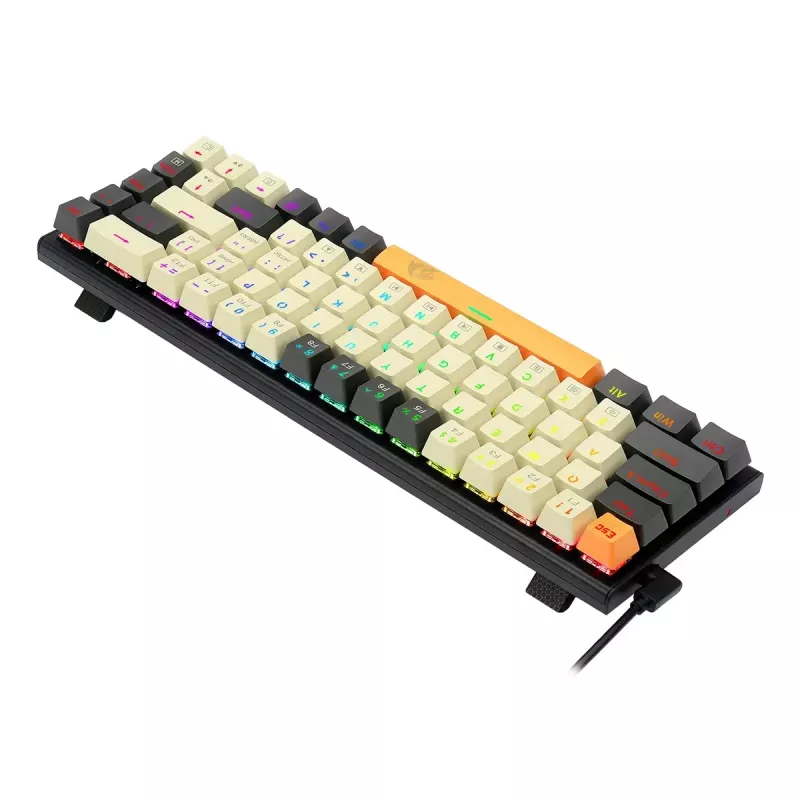 Tastatur REDRAGON K633CGO-RGB Ryze Mechanical Wired USB Schwarz White