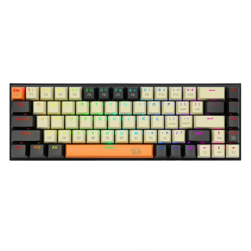 Tastatur REDRAGON K633CGO-RGB Ryze Mechanical Wired USB Schwarz White