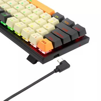 Tastatur REDRAGON K633CGO-RGB Ryze Mechanical Wired USB Schwarz White