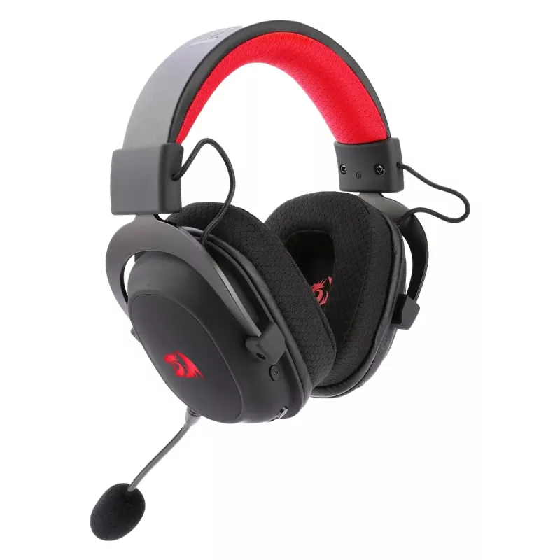 Kabelgebundene Bluetooth Over-Ear-Kopfhörer REDRAGON H510 Zeus Pro RGB – 20–20000 Hz, 1,8 m Kabel, Schwarz