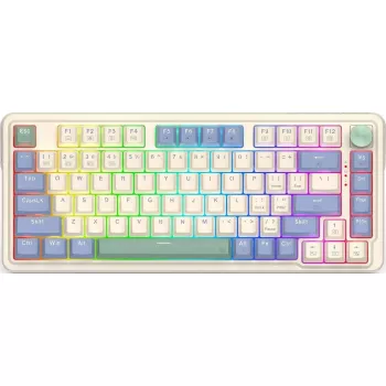 Mechanische Tastatur REDRAGON K673CPG-RGB-PRO — kompaktes Design mit RGB-Hintergrundbeleuchtung, kabelgebunden, mechanische Switches
