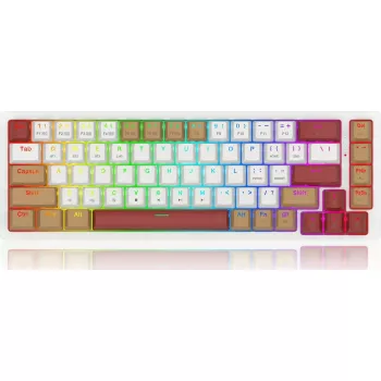 Mechanische Tastatur REDRAGON K677WLR-RGB-PRO — kabellos, RGB-Hintergrundbeleuchtung