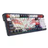 Mechanische Tastatur REDRAGON K686AK-RGB-PRO — RF Wireless + USB, Navy White, 1,5 m Kabel