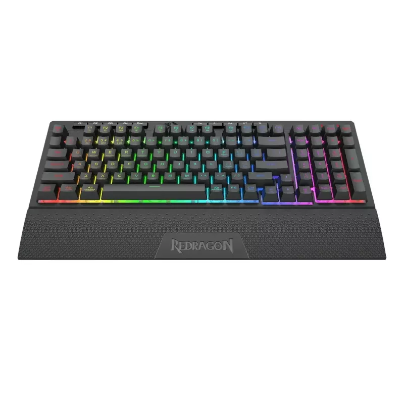 Tastatur REDRAGON K515-RGB SHIVA 98 USB Schwarz Membran Kabelgebunden