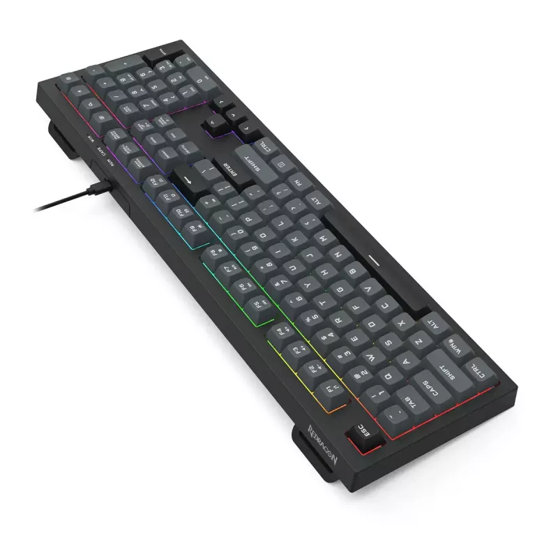 Tastatur REDRAGON K518-RGB-GB Crux Kabelgebunden USB Schwarz Membran