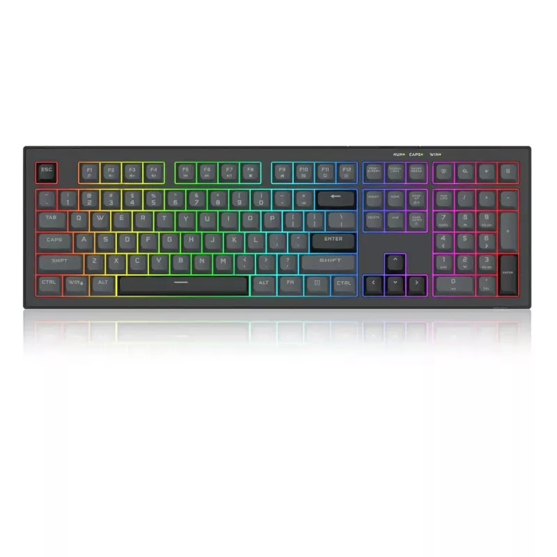 Tastatur REDRAGON K518-RGB-GB Crux Kabelgebunden USB Schwarz Membran