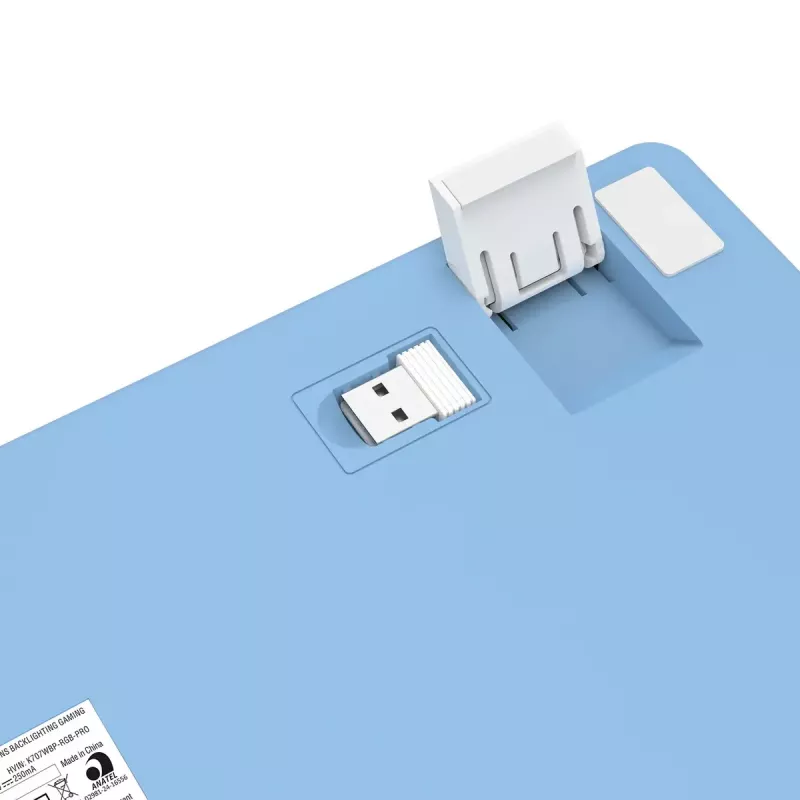 Mechanische Tastatur REDRAGON K707WBP-RGB-PRO Kabelgebunden USB Blau Weiß