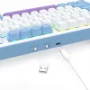 Mechanische Tastatur REDRAGON K707WBP-RGB-PRO Kabelgebunden USB Blau Weiß