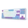 Mechanische Tastatur REDRAGON K707WBP-RGB-PRO Kabelgebunden USB Blau Weiß