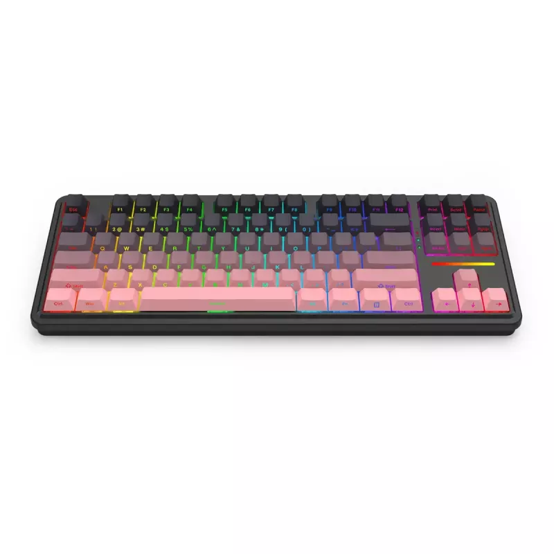 Mechanische Tastatur REDRAGON Antonium Pro K728SP-RGB-PRO — USB, RF Wireless, Bluetooth, Schwarz/Pink
