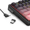 Mechanische Tastatur REDRAGON Antonium Pro K728SP-RGB-PRO — USB, RF Wireless, Bluetooth, Schwarz/Pink