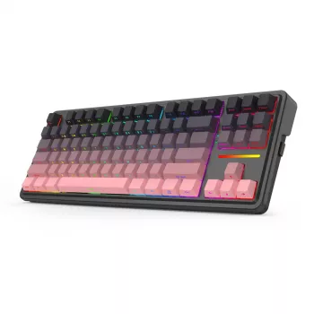 Mechanische Tastatur REDRAGON Antonium Pro K728SP-RGB-PRO — USB, RF Wireless, Bluetooth, Schwarz/Pink