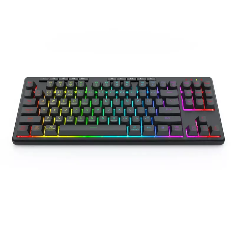 REDRAGON K516RGB-PRO SHIVA PRO 87 Tastatur USB RF Wireless Bluetooth Schwarz