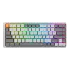 Mechanische Tastatur REDRAGON K652GG-RGB-PRO Kabelgebunden Kabellos Bluetooth Grau