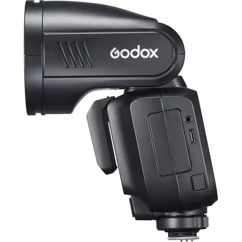 Flash Godox V100-F für Fujifilm — tragbarer Lithium-Ionen-Aufsteckblitz