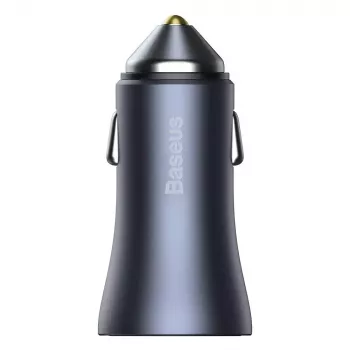 Auto-Ladegerät Baseus TZCCJD-0G 40W Dunkelgrau — USB-Fahrzeugnetzteil, 40W Ausgang