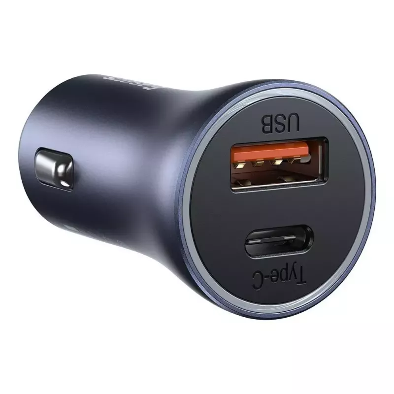 Auto-Ladegerät Baseus TZCCJD-0G 40W Dunkelgrau — USB-Fahrzeugnetzteil, 40W Ausgang