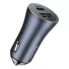 Auto-Ladegerät Baseus TZCCJD-0G 40W Dunkelgrau — USB-Fahrzeugnetzteil, 40W Ausgang