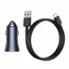 Auto-Ladegerät Baseus TZCCJD-0G 40W Dunkelgrau — USB-Fahrzeugnetzteil, 40W Ausgang