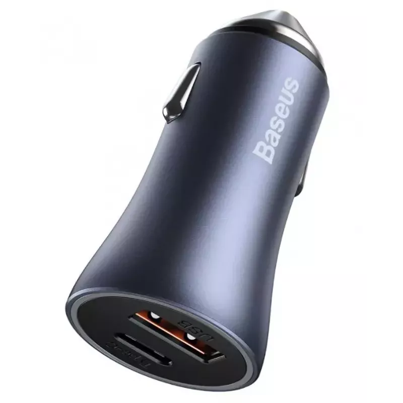 Auto-Ladegerät Baseus TZCCJD-0G 40W Dunkelgrau — USB-Fahrzeugnetzteil, 40W Ausgang