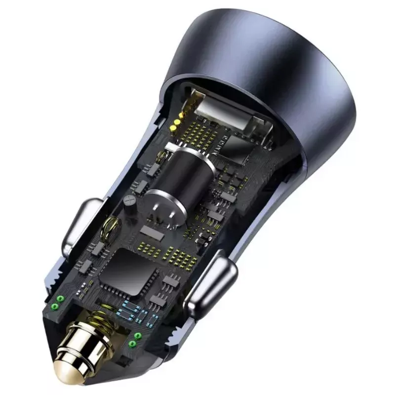 Auto-Ladegerät Baseus TZCCJD-0G 40W Dunkelgrau — USB-Fahrzeugnetzteil, 40W Ausgang