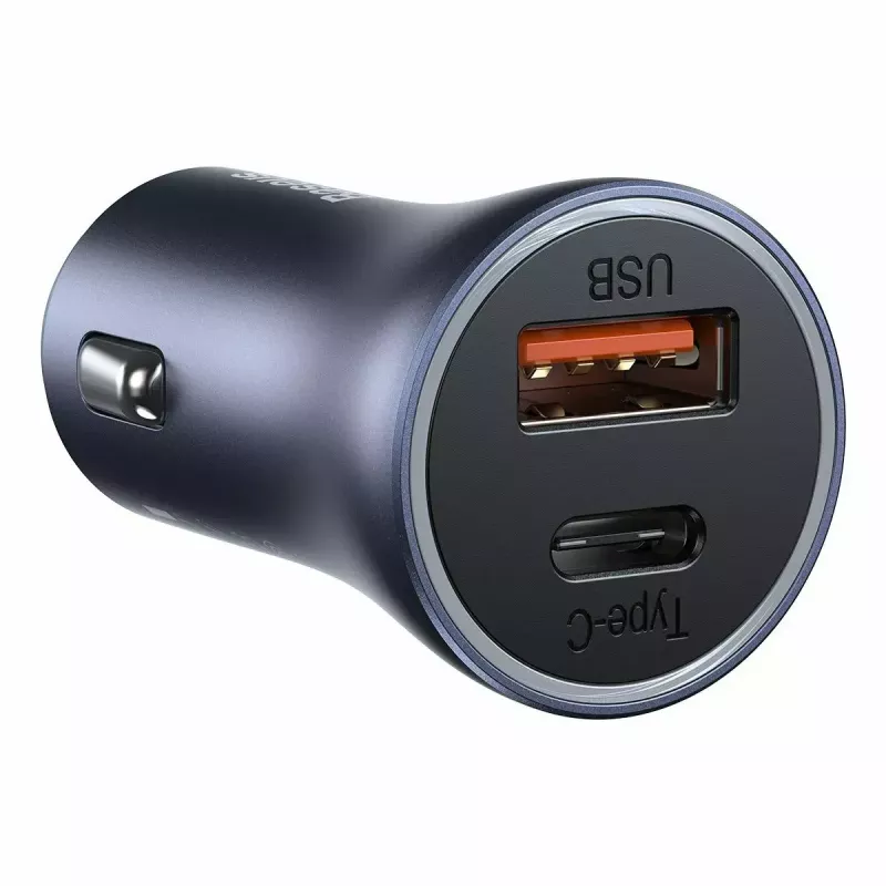 Auto-Ladegerät Baseus TZCCJD-0G 40W Dunkelgrau — USB-Fahrzeugnetzteil, 40W Ausgang