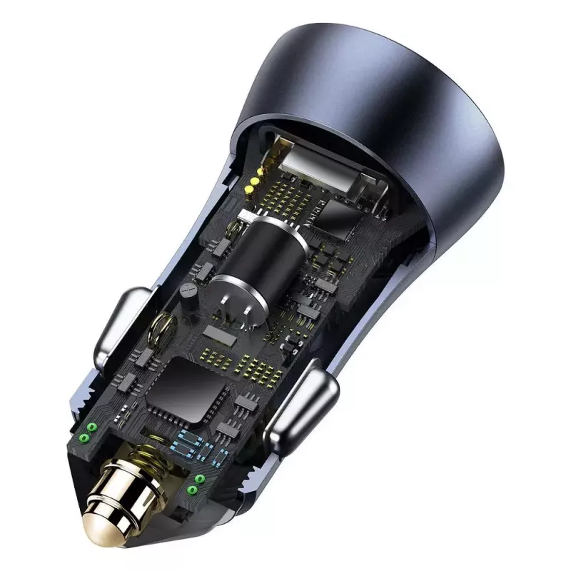 Auto-Ladegerät Baseus TZCCJD-0G 40W Dunkelgrau — USB-Fahrzeugnetzteil, 40W Ausgang