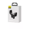 Aktive Halterung Baseus Steel Cannon Mobiltelefon Schwarz Silber