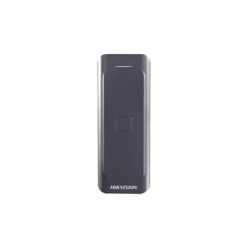 Zutrittskontrollleser Hikvision DS-K1802E, schwarz, DC 0–12 V, max. 0,15 A, 115,9×43,3×17 mm