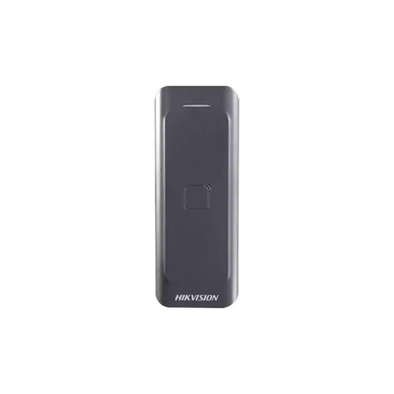 Zutrittskontrollleser Hikvision DS-K1802E, schwarz, DC 0–12 V, max. 0,15 A, 115,9×43,3×17 mm