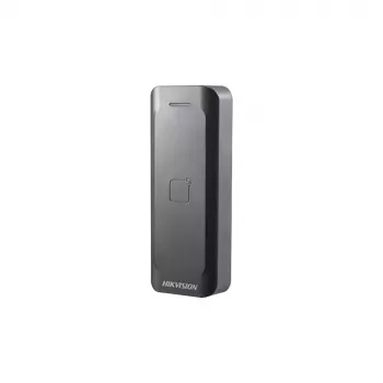 Zutrittskontrollleser Hikvision DS-K1802E, schwarz, DC 0–12 V, max. 0,15 A, 115,9×43,3×17 mm