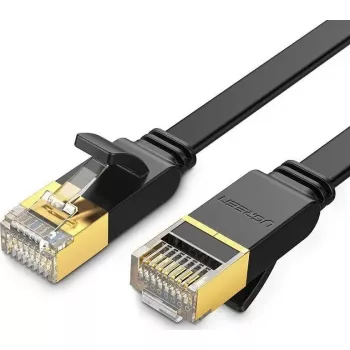 Ethernet-Kabel UGREEN NW106 Cat.7 STP RJ45 flach 3 m (schwarz)
