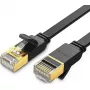 Ethernet-Kabel UGREEN NW106 Cat.7 STP RJ45 flach 3 m (schwarz)