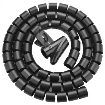 Kabelorganizer UGREEN Spiral Schwarz — Spiralkabelwicklung, 1 Stück