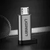 USB-Adapter UGREEN USB-C auf microUSB Grau, leicht 0,4 kg