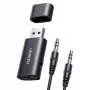UGREEN Bluetooth-Audio-Adapter UGR1207BLK Bluetooth 5.1 mit 3,5-mm-AUX-Ausgang