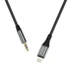DUDAO Audiokabel Lightning - Miniklinke 3,5 mm, 1 m, grau L11PRO