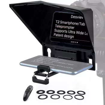 Desview T2 Schwarz Universelle Monitorhalterung Höhenverstellbar