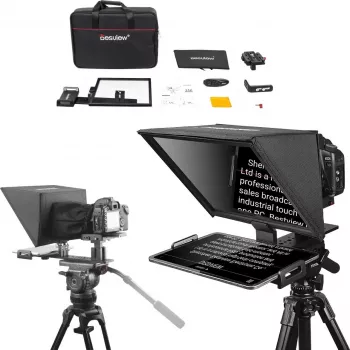 Teleprompter Desview T12 12 Zoll höhenverstellbarer leichter Teleprompter