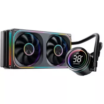 AIO-Flüssigkeits-CPU-Kühler Jonsbo TH-240B 240 mm mit ARGB-Anzeige