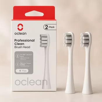 Ersatz-Zahnbürstenköpfe OCLEAN P1C10 Grau, 2 Stück