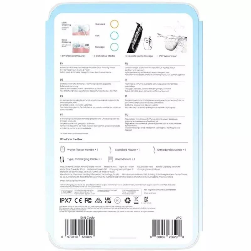 Oclean A10 Munddusche, grau